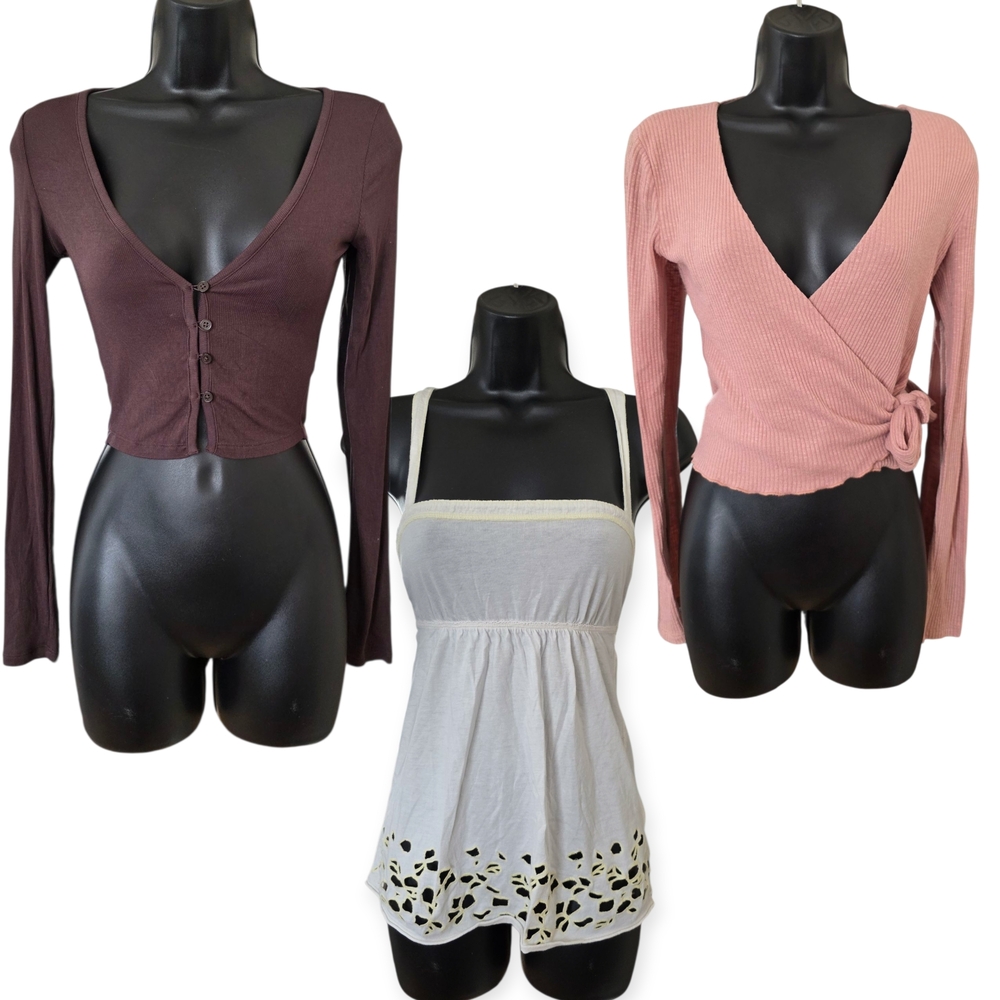 ☆BUNDLE Women's Tops Set - RUEHL, SUNDAY BEST, ABERCROMBIE & FITCH☆